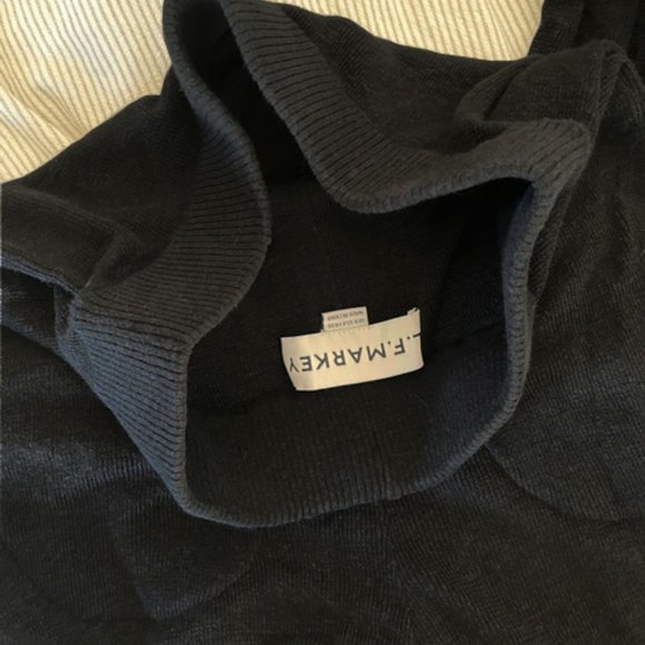 LF Markey 'Yuri' Linen Knit Jogger Blk S / 4 Lounge Fall *very Anthropologie COS - Picture 6 of 13